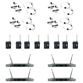 ZZIP TXZZ422 Channel 38 Twin UHF Wireless System Beltpack Headset 8 Way