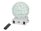 Eurolite AKKU B-40 Laser Beam Effect AIR White Battery Powered LED Mirrorball Effect inc Laser