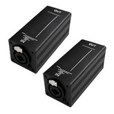 Isolator XLR 1/4" Jack Audio Noise Filter Noise Suppressor Isolator Pair