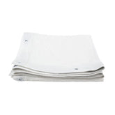 Showgear Tissu carré 440 x cm blanc Dekomolton 160 g/m2 76 cordons de serrage