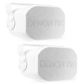 2x Denon DN205IO 6.5" White 2-Way Passive Indoor/Outdoor Speaker inc Bracket