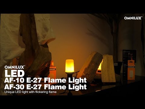 Omnilux LED AF-30 E27 Flame Light