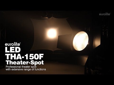 Eurolite THA-150F LED 170W Fresnel Warm White Dim to Warm Theatre Spotlight Lighting