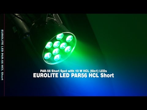 Eurolite Led Par-56 Hcl Court Noir