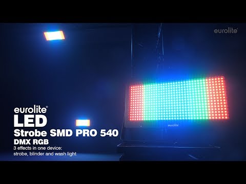 Eurolite Led Stroboscope Smd Pro 540 Dmx RVB