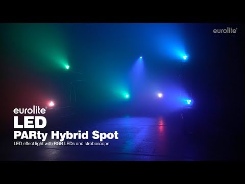 Spot hybride de fête à LED Eurolite