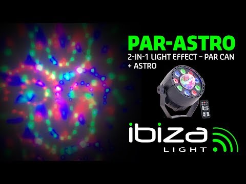 Ibiza Light UV Par 12 x 2W Blacklight Halloween Ultraviolet Spotlight