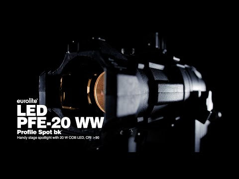 EUROLITE LED PFE-20 WW Profile Spot bk