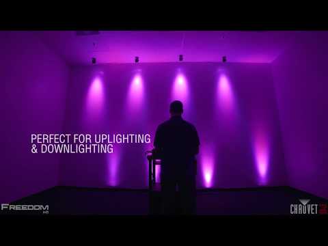 2x Chauvet DJ Freedom H1 Wireless LED Wash Light (Bundle)