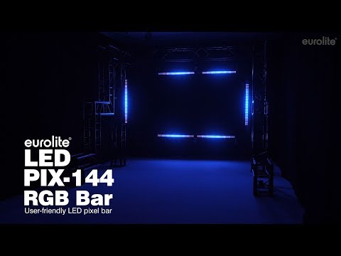 Eurolite LED PIX-144 1M Barre LED Réglette Uplighter 8 Zones