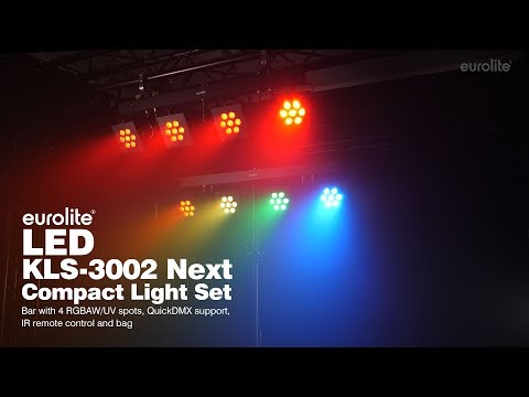 Eurolite LED KLS-3002 Next Compact Light Set 4 x Hex Spot Lighting DMX Parbar
