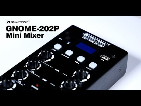 Omnitronic Gnome-202P Mini Mixer Red