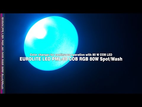 Eurolite Led Pml-80 Cob Rgb 80W Spot/Wash