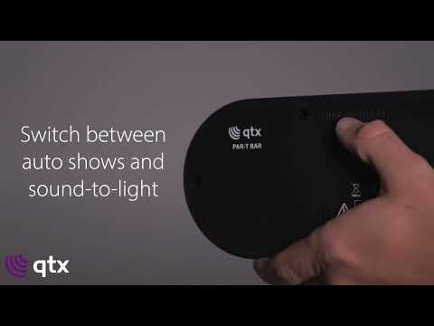 2x QTX PAR-T Bar: LED-Partybar Disco DJ Karaoke Partybar inkl. Ständer + Fernbedienung