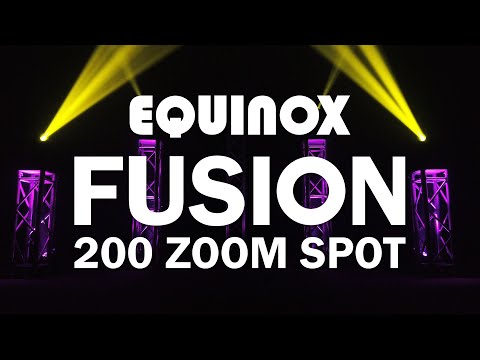 Ensemble de têtes mobiles LED Equinox Fusion 200 Zoom Spot