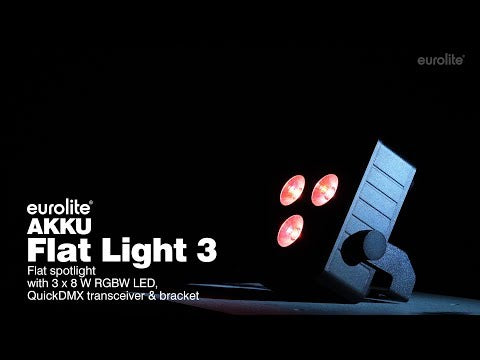 Eurolite Akku Flat Light 3 Bk