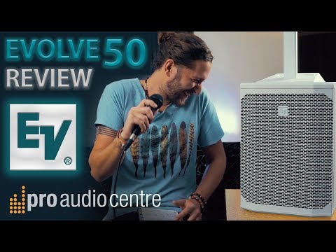 2x Electro-Voice (EV) Evolve 50 Portable Line Array Systeme (Schwarz)