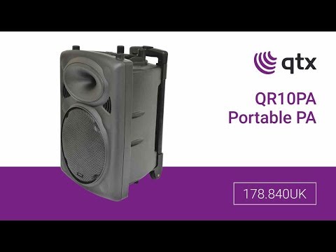 QTX QR10PA Portable PA System with VHF Wireless Neckband