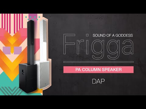 2x DAP Frigga Single Active Column PA System 2000w - Black Inc Covers