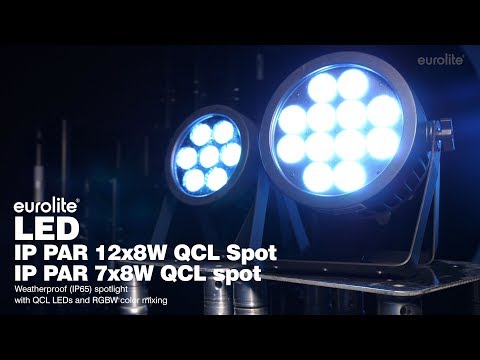 Eurolite LED IP PAR 7x8W QCL Spot