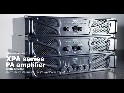Omnitronic Xpa-1800 Amplifier