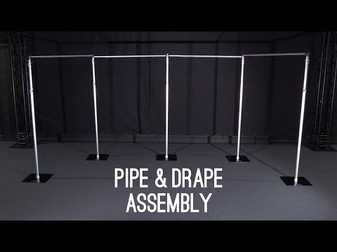 Tuyau d'appel et drapé pour rideau en treillis global 1,8 M-4,2 M vertical