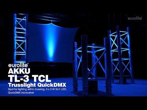 Eurolite LED batterie Uplighter Triangle TL-3 TCL Trusslight éclairage sans fil DMX