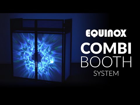 Système de cabine combinée Equinox avec réglette d'éclairage RVB 1M