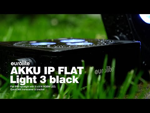 Eurolite Akku Ip Flat Light 3 Bl