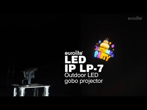 Eurolite LED IP LP-7 Gobo-Projektor für den Außenbereich, IP54, Logo-Scheinwerfer