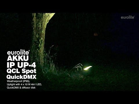 Eurolite Akku Ip Up-4 Qcl Spot Quickdmx IP65 Outdoor Light Battery Uplighter