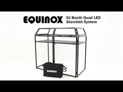 Equinox DJ Booth Quad LED Starcloth System MKII