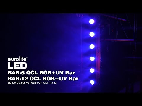 Eurolite LED BAR-12 RGB + UV 1M Batten Bar Uplighter Wall Washer DMX