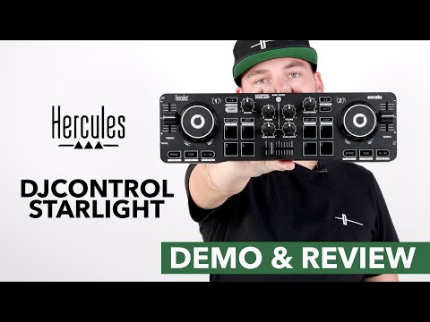 Hercules DJControl Starlight DJ Controller Serato USB Mixer Disco Party