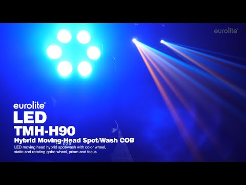 Eurolite Led Tmh-H90 Projecteur à tête mobile hybride/Wash Cob