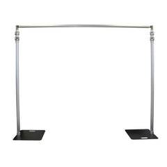 Global Truss Curtain Call Pipe and Drape 450 x 450mm Black Base Plate