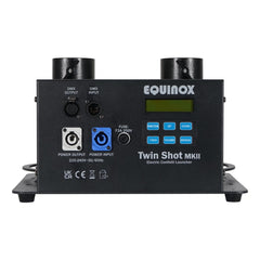 Lanceur de canon à confettis Equinox Twin Shot MKII DMX