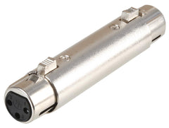 Pulse XLR Female Socket to XLR Female Socket 3 Pin Adaptor / Coupler