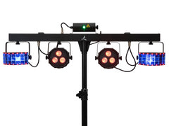2x EUROLITE LED KLS Laser Bar FX AIR Wireless Control Gigbar PartyBar Lighting System