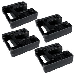 4x Showgear Stage Weight 12.5 kg Black - Fits 48mm - 55mmtube