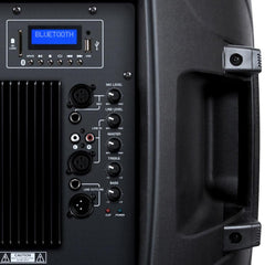 2x KAM RZ15ABT 15" Active Speaker Bluetooth 2400W