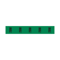 eLumen8 Cable Length ID Tape 24mm x 33m - 20m Green