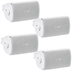 4x Bose FreeSpace FS2SE White Surface Speaker