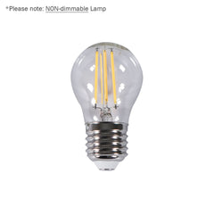 Lampe à filament LED transparente balle de golf Tungsram 4,5 W, E27 2700 K (93115555)