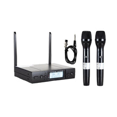 BST AMC73B Pupitre Haut-parleur intégré + 2 x Microphones sans fil Système de sonorisation