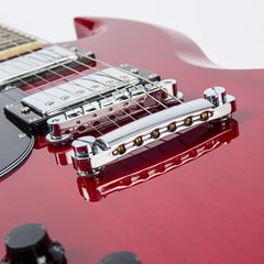Vintage Vs6 L/hand Guitar- Cherry Red
