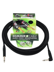 Sommer Cable Klinkenkabel 6.3 Mono 1X 90? 6M Bk Neutrik