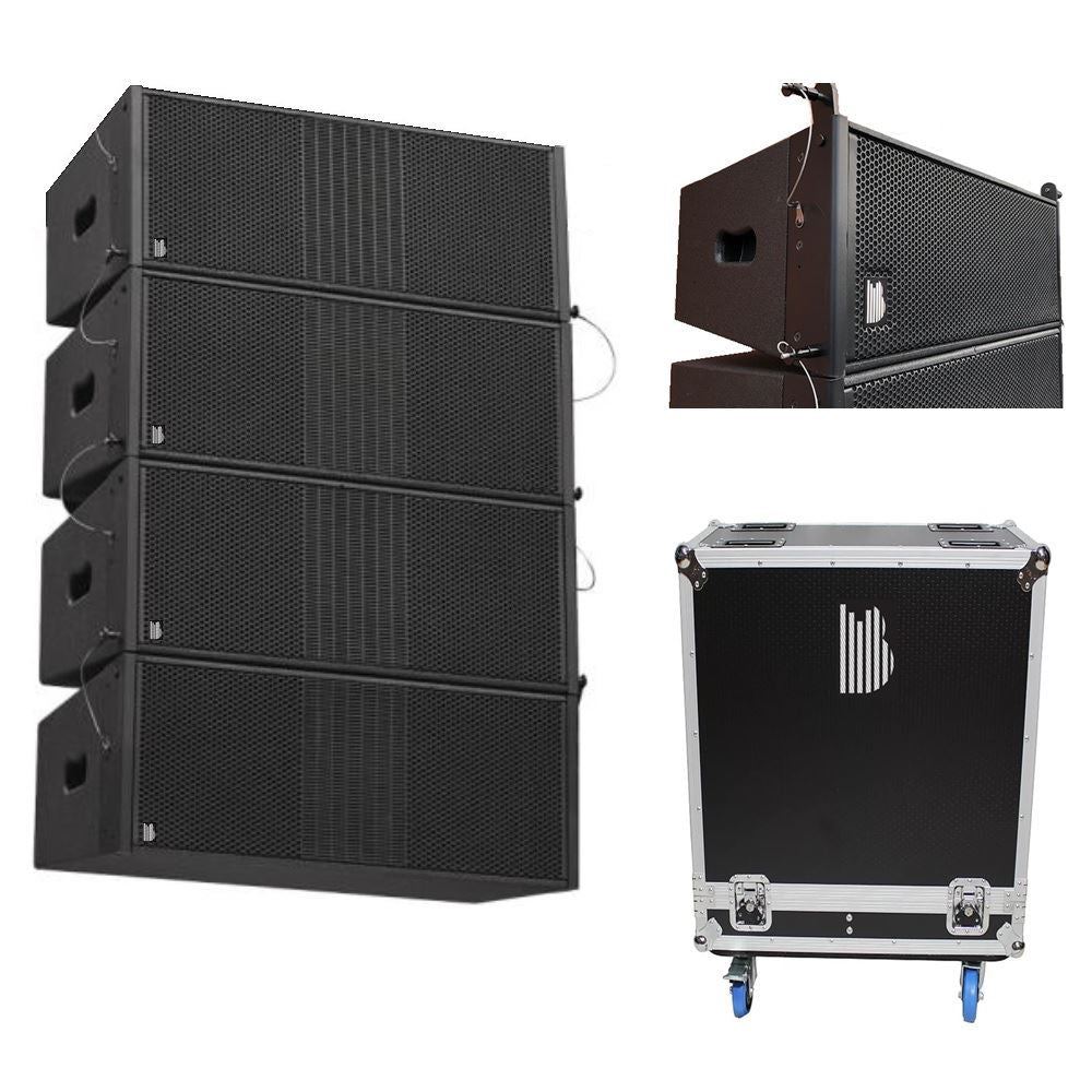 BishopSound Line Array - Set of 4 Twin 8