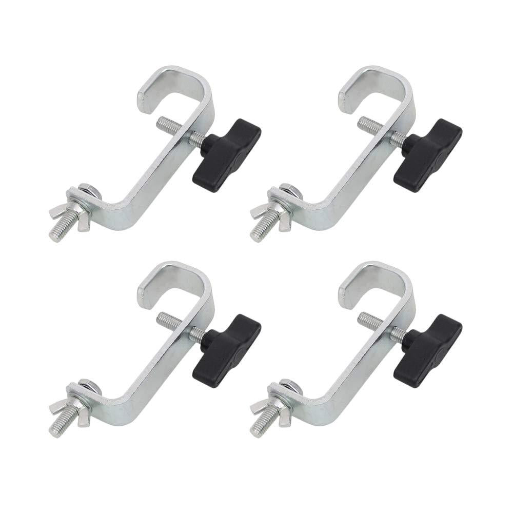 4x Equinox G Clamp 32-38mm Pipe Hook Clamp Rigging DJ Lighting Stand T ...