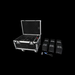 Showtec EventLITE 4/10 Q6 Set Flight Case incl. 6x ÉvénementLITE 4/10 Q6